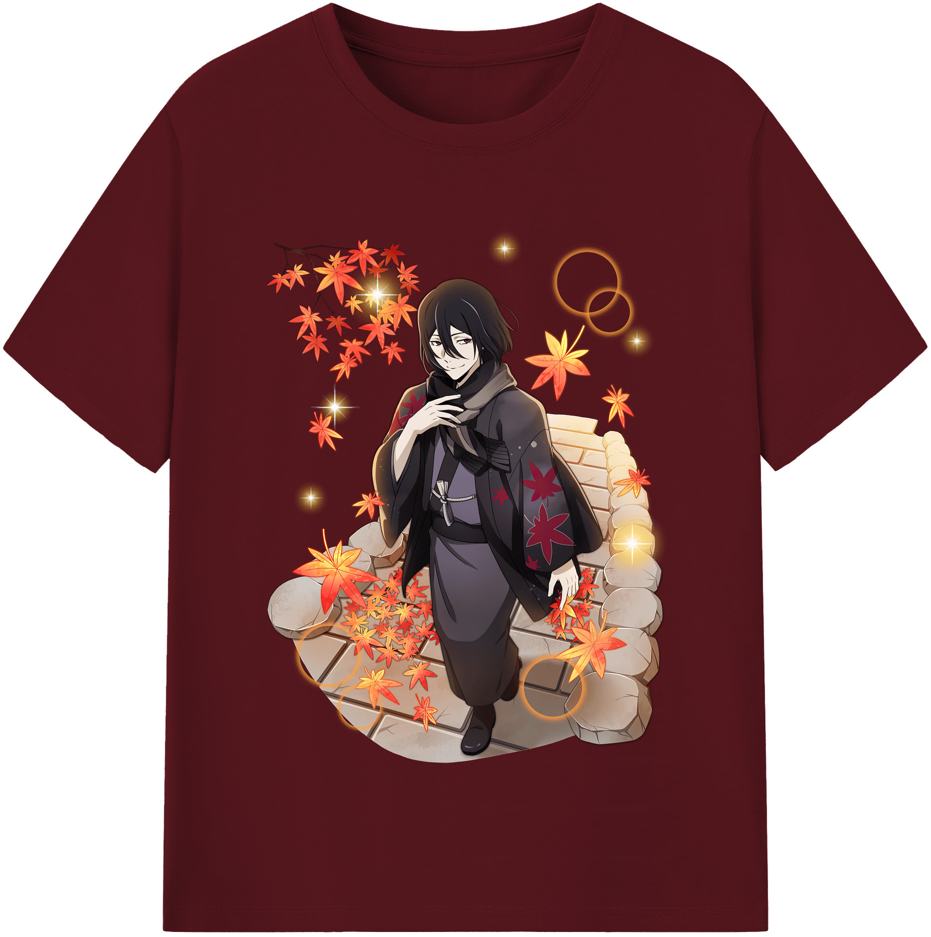 （画像用） 文豪ストレイドッグス Bungo Stray Dogs 綿100％半袖Tシャツ（フロントプリント）